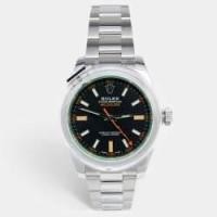 ราคา Rolex Black Stainless Steel Milgauss M116400GV-0001 Men's Wristwatch 40 mm (633686)
