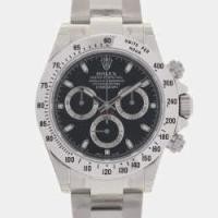 ราคา Rolex Black Stainless Steel Cosmograph Daytona 116520 Automatic Men's Wristwatch 40 mm (700426)