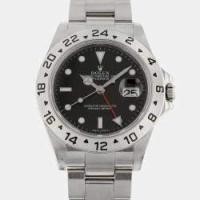 ราคา Rolex Black Stainless Steel Explorer II 16570 Men's Wristwatch 40 mm (671900)