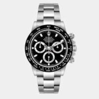 ราคา Rolex Black Stainless Steel Cosmograph Daytona 116500 Men's Wristwatch 40 mm (671921)