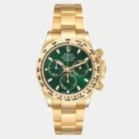 ราคา Rolex Green 18K Yellow Gold Cosmograph Daytona 116508 Men's Wristwatch 40 mm (671924)
