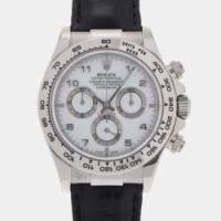 ราคา Rolex White 18k White Gold Cosmograph Daytona 116519 Automatic Men's Wristwatch 40 mm (719102)