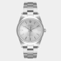 ราคา Rolex Silver Stainless Steel Air-King 14000 Automatic Men's Wristwatch 34 mm (735863)
