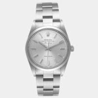 ราคา Rolex Silver Stainless Steel Air-King 14000 Automatic Men's Wristwatch 34 mm (735837)