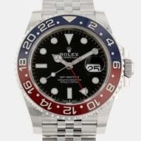 ราคา Rolex Black Stainless Steel GMT-Master II 126710 Automatic Men's Wristwatch 40 mm (742887)