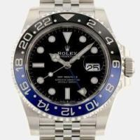 ราคา Rolex Black Stainless Steel GMT-Master II 126710 Automatic Men's Wristwatch 40 mm (737904)