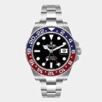 ราคา Rolex Black Stainless Steel GMT-Master II 126710 BLRO Automatic Men's Wristwatch 40 mm (757427)
