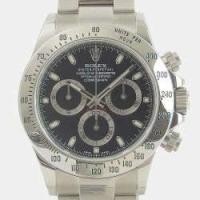 ราคา Rolex Black Stainless Steel Cosmograph Daytona 116520 Automatic Men's Wristwatch 40 mm (753196)