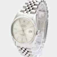 ราคา Rolex Silver 18k White Gold And Stainless Steel Datejust 16030 Automatic Men's Wristwatch 36 mm (750050)