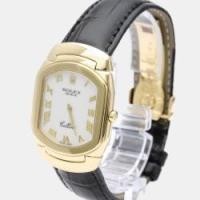 ราคา Rolex White 18k Yellow Gold Cellini 6633 Quartz Men's Wristwatch 29 mm (750048)