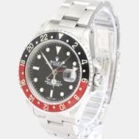 ราคา Rolex Black Stainless Steel GMT-Master II 16710 Automatic Men's Wristwatch 40 mm (746415)