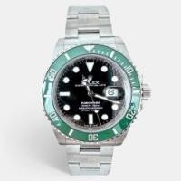 ราคา Rolex Black Stainless Steel Submariner Date 126610LV Men's Wristwatch 41mm (757653)