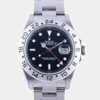 ราคา Rolex Black Stainless Steel Explorer II16570 Automatic Men's Wristwatch 40 mm (763028)