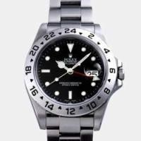 ราคา Rolex Black Stainless Steel Explorer II 16570 Automatic Men's Wristwatch 40 mm (760610)