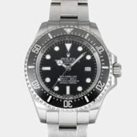 ราคา Rolex Black Stainless Steel Sea-Dweller Deepsea 116660 Automatic Men's Wristwatch 44 mm (760607)