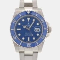 ราคา Rolex Blue 18k White Gold Submariner 116619 Automatic Men's Wristwatch 40 mm (768288)