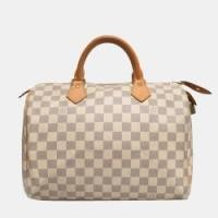 ราคา Louis Vuitton Speedy azur Handbag in Grey Monogram Canvas (741195)