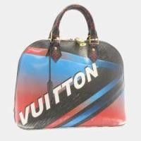 ราคา Louis Vuitton Multicolor Patent Leather Race Alma Top Handle Bag (748130)