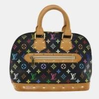 ราคา Louis Vuitton x Takashi Murakami Multicolor Monogram Canvas Alma PM Top Handle Bag (748137)