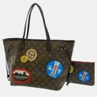 ราคา Louis Vuitton Monogram Canvas World Tour Neverfull MM Tote Bag (752202)