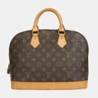 ราคา Louis Vuitton Alma Handbag in Brown Monogram Canvas (741194)