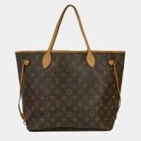 ราคา Louis Vuitton Neverfull Shoulder bag in Brown Monogram Canvas (741199)