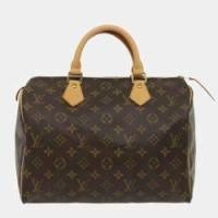 ราคา Louis Vuitton Monogram Canvas Speedy 30 Satchel Bag (748328)