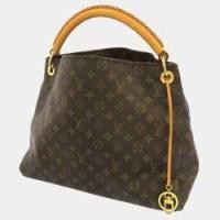 ราคา Louis Vuitton Brown monogram Canvas Artsy MM Bag (756745)