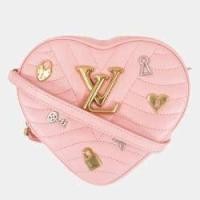 ราคา Louis Vuitton Pink New Wave Love Lock Heart Crossbody (756170)