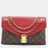 ราคา Louis Vuitton Aurore Monogram Canvas Pallas Chain Bag (755714)