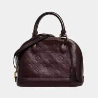 ราคา Louis Vuitton Alma BB Handbag in Burgundy Patent leather (751327)