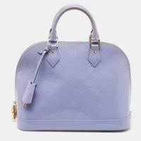 ราคา Louis Vuitton Lilac Monogram Vernis Leather Alma PM Bag (754752)