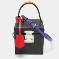 ราคา Louis Vuitton Black Epi Leather Bleecker Box Bag (755269)