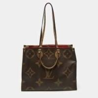 ราคา Louis Vuitton Monogram Reverse Giant Canvas OnTheGo GM Bag (761669)