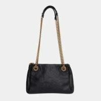 ราคา Louis Vuitton Black Monogram Empreinte Surène MM bag (751337)