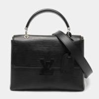 ราคา Louis Vuitton Black Epi Leather Grenelle PM Bag (760744)