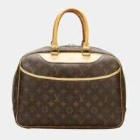ราคา Louis Vuitton Brown Monogram Deauville Bag (751697)