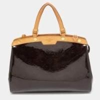 ราคา Louis Vuitton Amarante Monogram Vernis Brea MM Bag (756809)