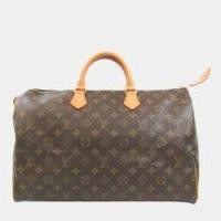 ราคา Louis Vuitton Brown Monogram Canvas Speedy 40 Top Handle Bag (760310)
