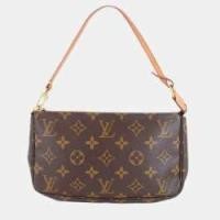 ราคา Louis Vuitton Brown Monogram Pochette Accessoires (762529)