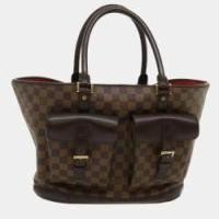 ราคา Louis Vuitton Brown Damier Ebene Canvas Manosque Tote Bag (748282)