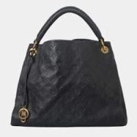 ราคา Louis Vuitton black Monogram Empreinte Artsy MM bag (755987)
