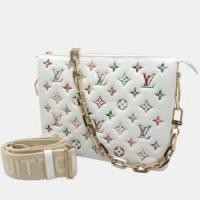 ราคา Louis Vuitton Multicolor Monogram Embossed Coussin PM Shoulder Bag (767763)