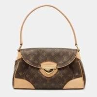 ราคา Louis Vuitton Monogram Canvas and Leather Beverly MM Bag (766820)