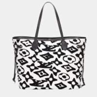 ราคา Louis Vuitton White Monogram Urs Fischer Neverfull MM (765860)