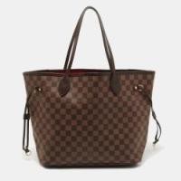 ราคา Louis Vuitton Damier Ebene Canvas Neverfull MM Bag (764958)