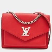 ราคา Louis Vuitton Red Leather My Lockme BB Bag (769928)