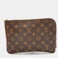 ราคา Louis Vuitton Monogram Canvas Etui Voyage PM Pouch (769991)