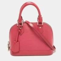 ราคา Louis Vuitton Fuchsia Epi Leather Alma BB Bag (769952)