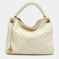ราคา Louis Vuitton Neige Monogram Empreinte Leather Artsy MM Bag (768866)